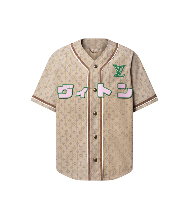 Monogram Jersey Supreme Lv Baseball Jersey Supreme Louis Vuitton
