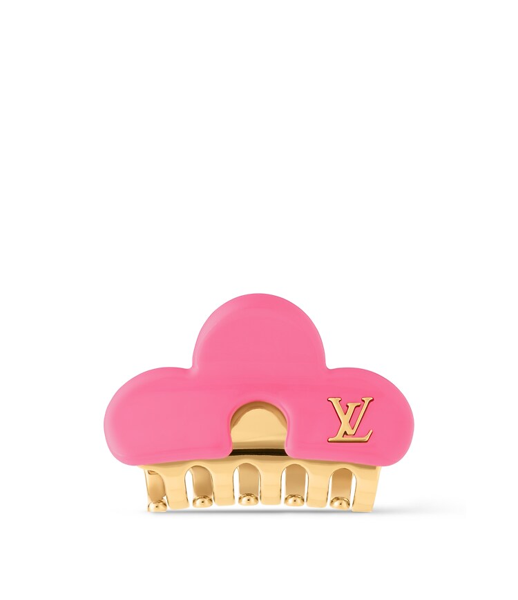 Louis Vuitton LV Monogram Hot Pink Inclusion Hair Barrette Clip LV Hair Clip S00 - Women - Accessories | LOUIS VUITTON ® main image 3