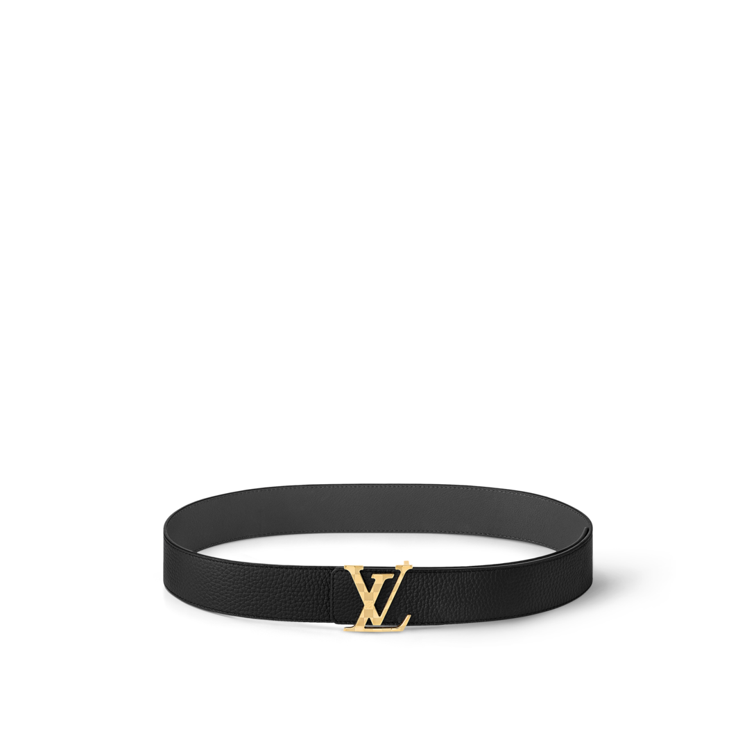 black gold louis vuitton belt