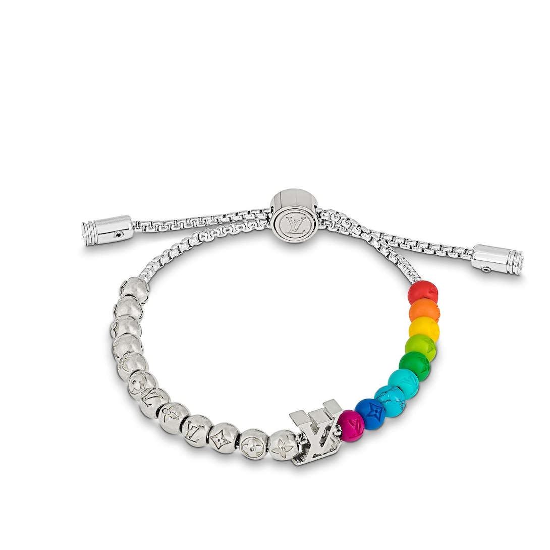 lv color beads bracelet