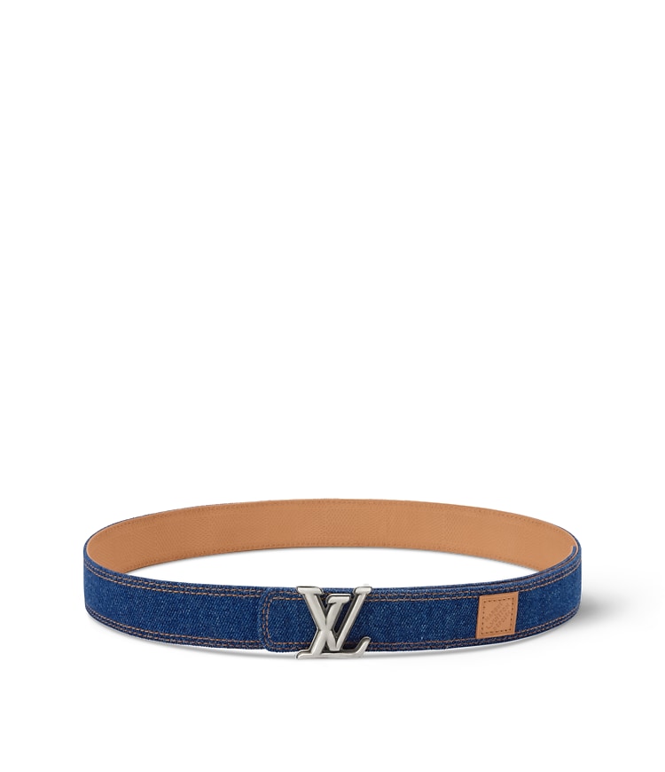 LV Dimension Denim 35mm Reversible Belt - Men - Accessories  display picture 1