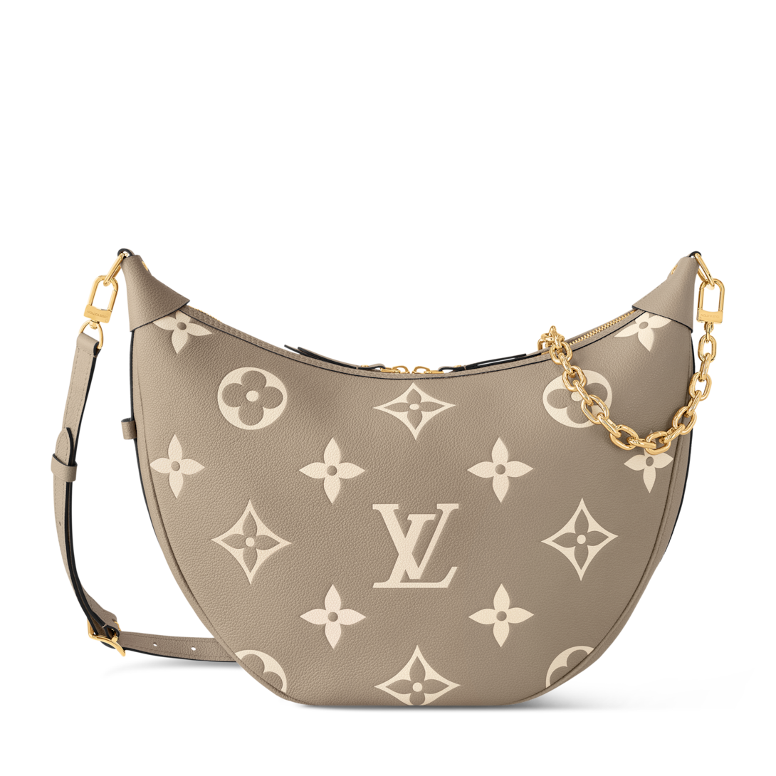 ドロップシェイプのラグジュアリーバッグLOUIS VUITTON マヒナL 