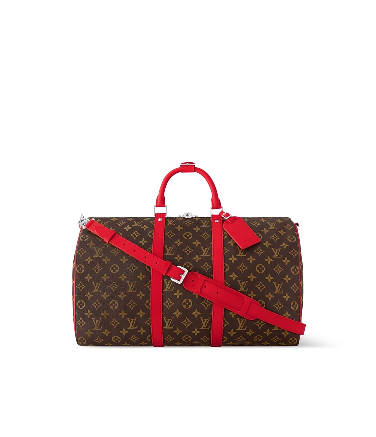 Keepall Bandoulière 50 Monogram Macassar Canvas - Men - Travel 
