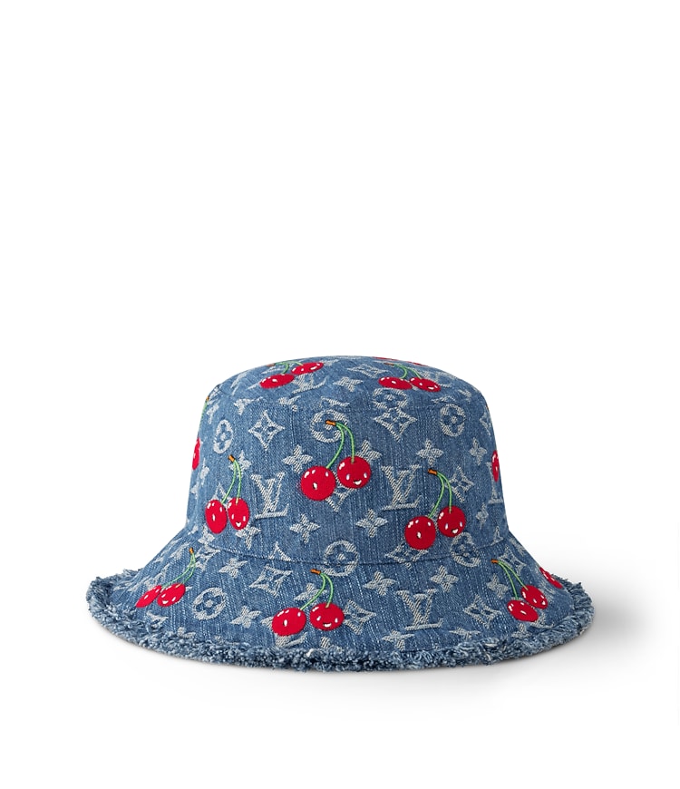 LV x TM Denim Cerise Bucket Hat S00 - Women - Accessories  display picture 3