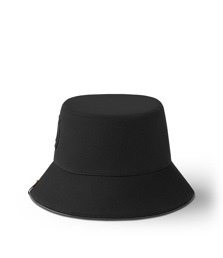 LOUIS VUITTON Bucket Hat-LV City hat bucket hat bob hat cotton Black Only LV Bucket Hat S00 - Men - Accessories | LOUIS VUITTON ® main image 3