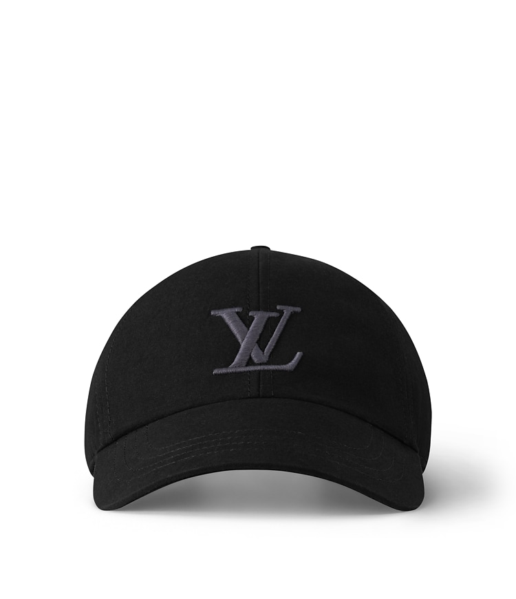 100% Authentic Louis Vuitton Noir Cap with Logo Never Used Louis Vuitton Mens Baseball Cap Black Leather Embossed  main image 3