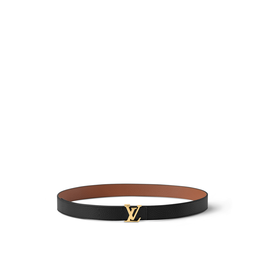 brown and black louis vuitton belt