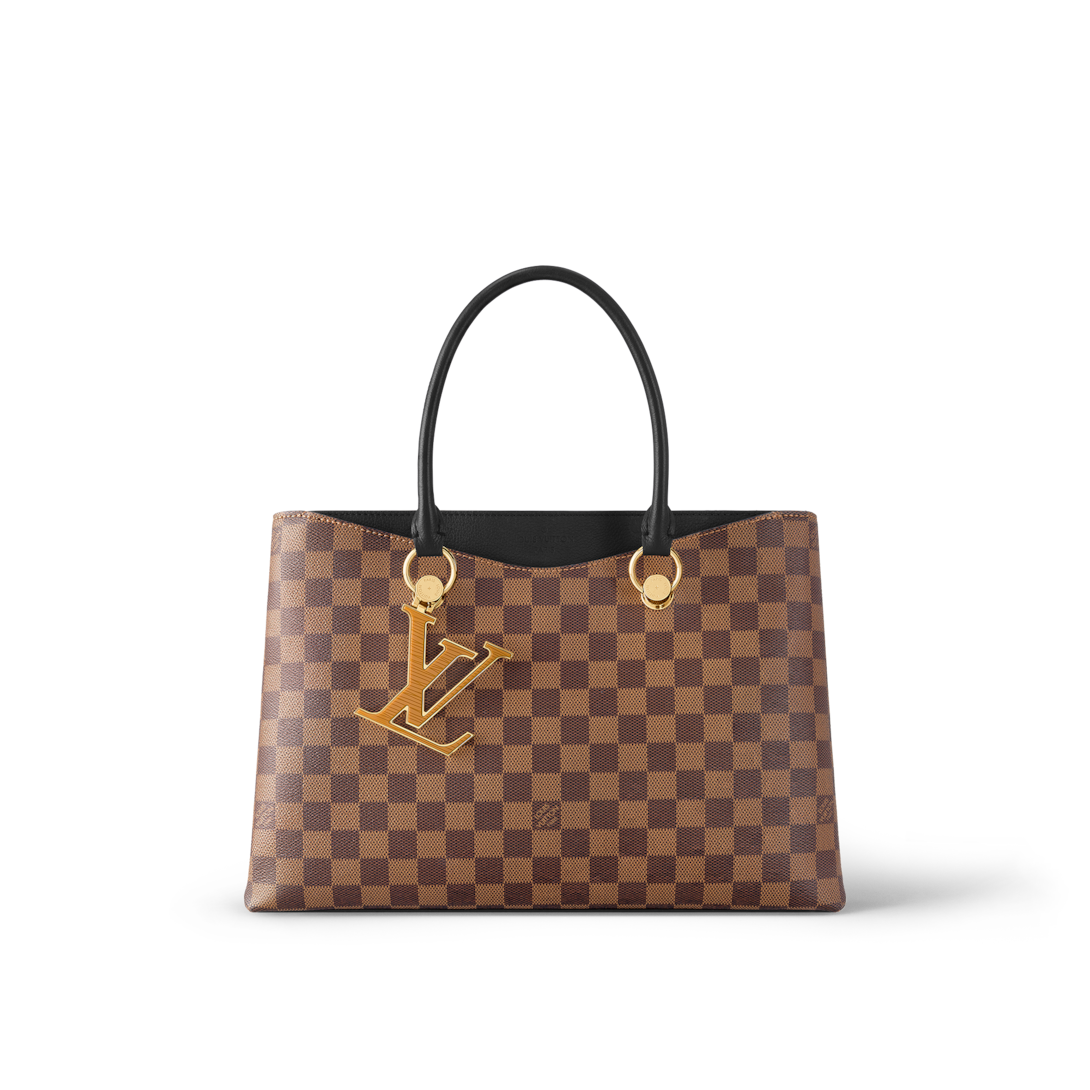 LV Riverside Damier Ebene in Brown - WOMEN - Handbags | LOUIS VUITTON ®