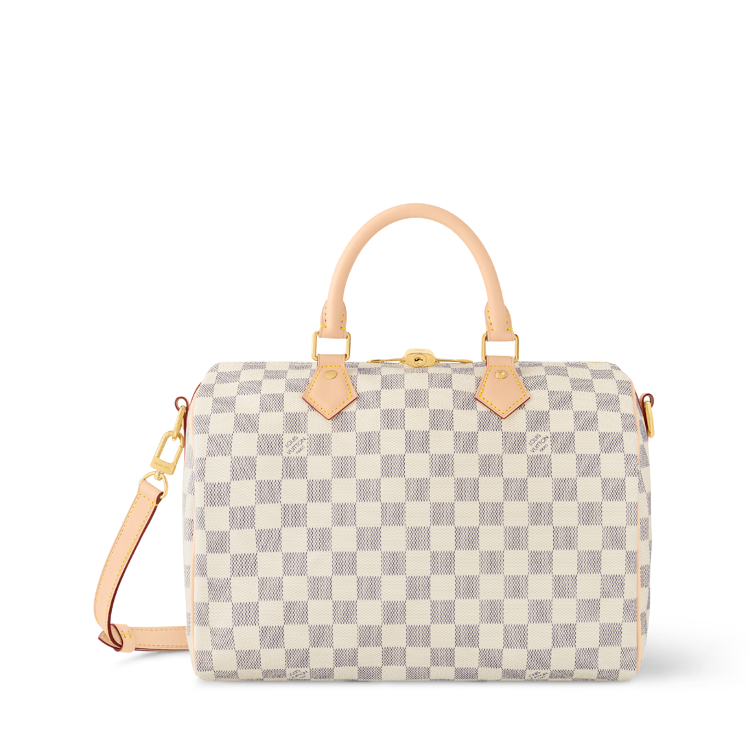 Speedy Bandoulière 30 Damier Azur - Women - Handbags | LOUIS VUITTON ®