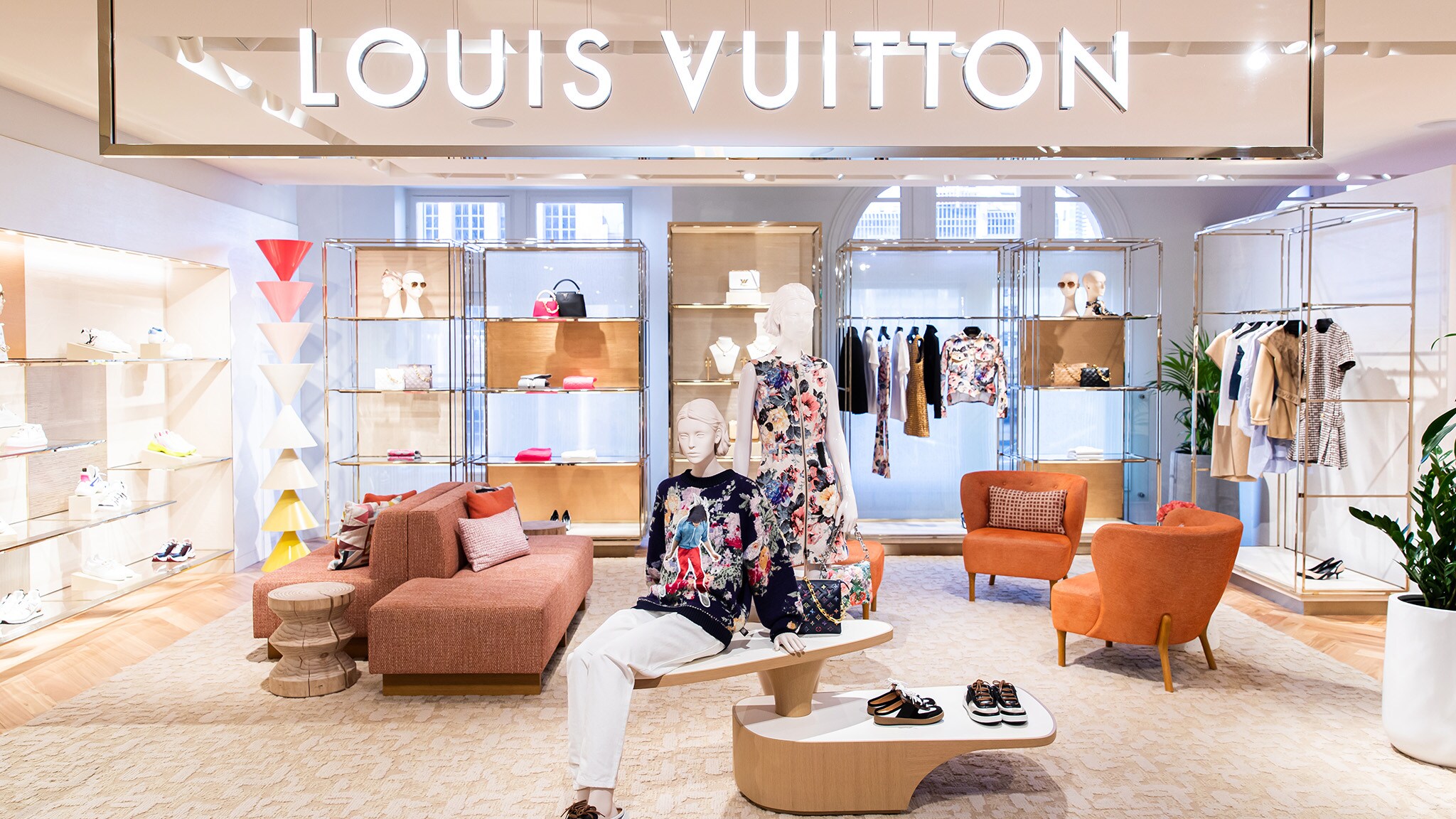 LOUIS VUITTON - China Pre-Owned Brown China Run Monogram Canvas Naviglio QJB0BFVO0B000
