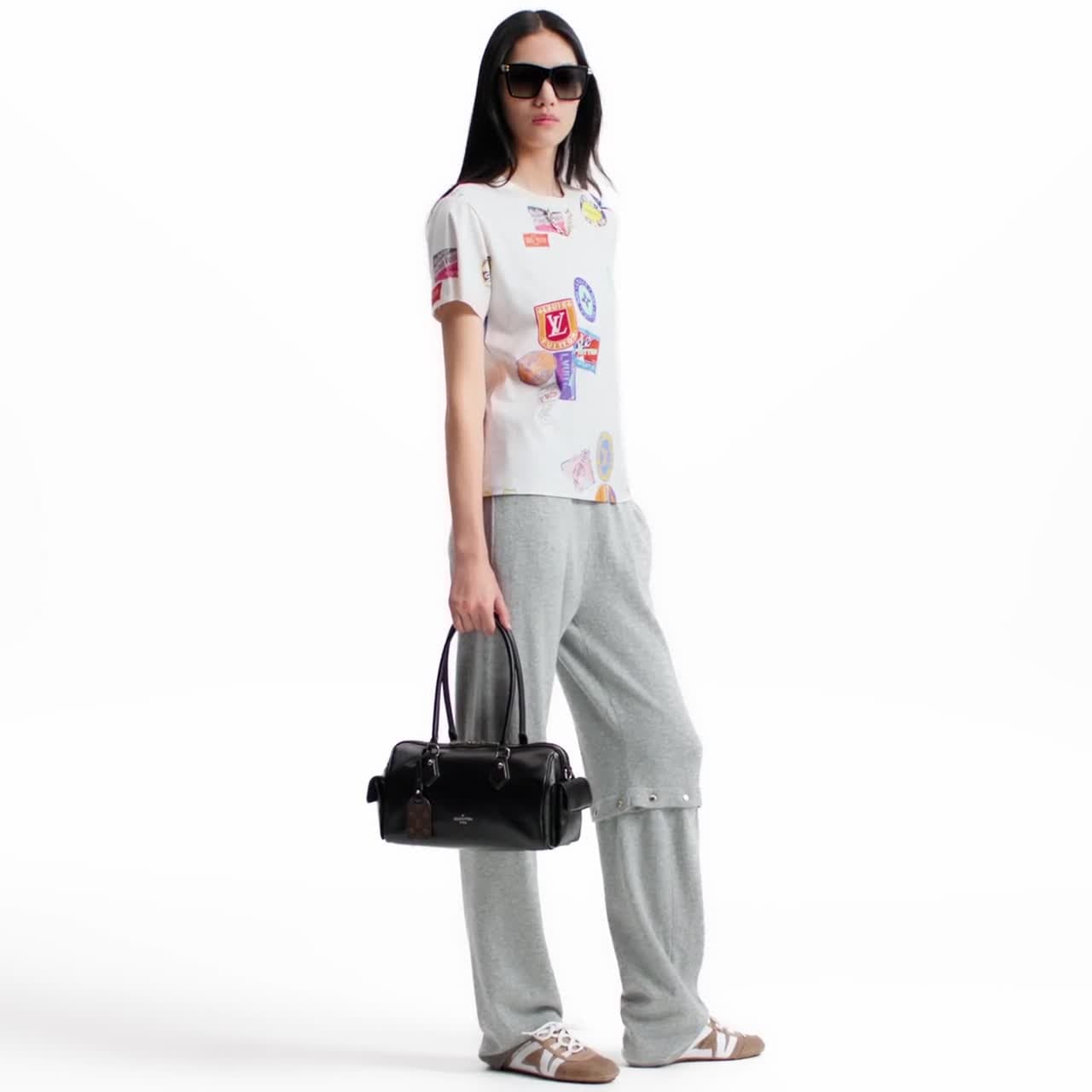 LOUIS VUITTON 2024 マヒナ Tシャツ 半袖 Mahina Patch Print T-Shirt - Women - Ready-to-Wear | LOUIS
