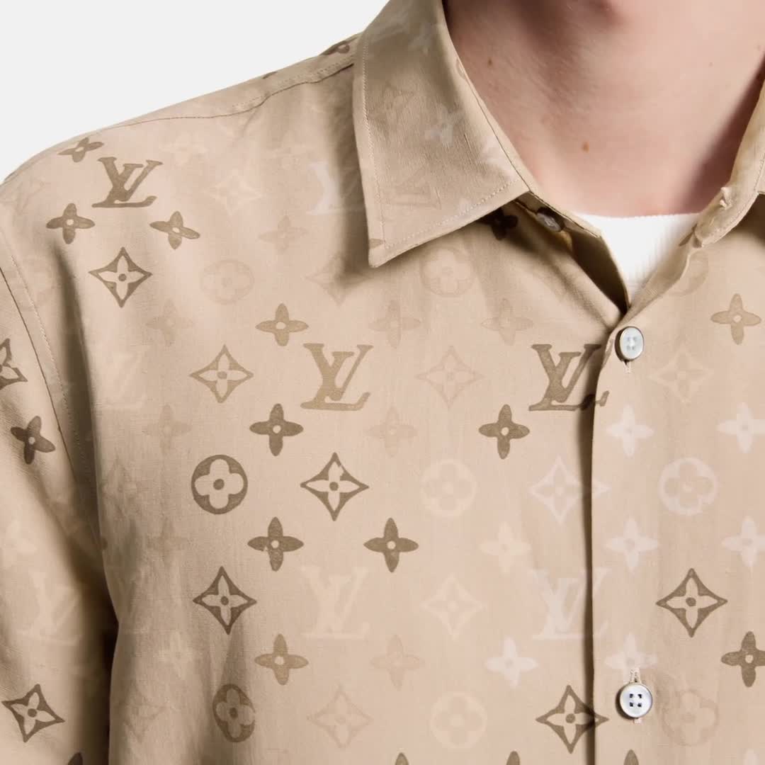 Monogram Short-Sleeved Shirt - Men - Ready-to-Wear | LOUIS VUITTON ®