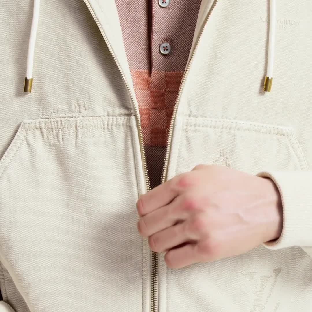 トップス MASU 21AW sailor hood monogram blouson Embroidered Signature Hooded Blouson - Men - Ready-to-Wear | LOUIS