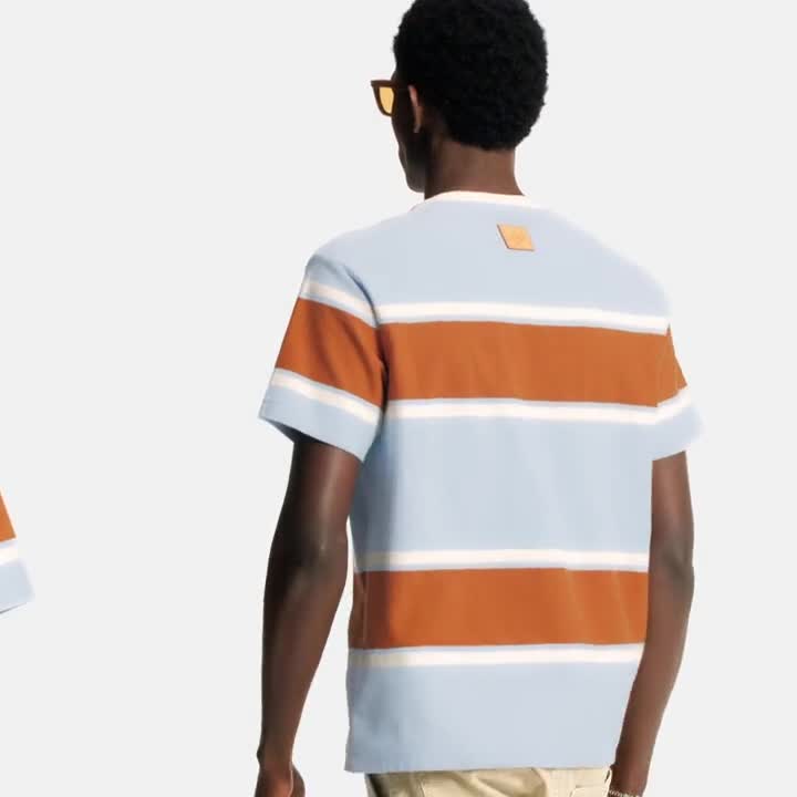 Striped Short-Sleeved T-Shirt - Men - Ready-to-Wear | LOUIS VUITTON ®
