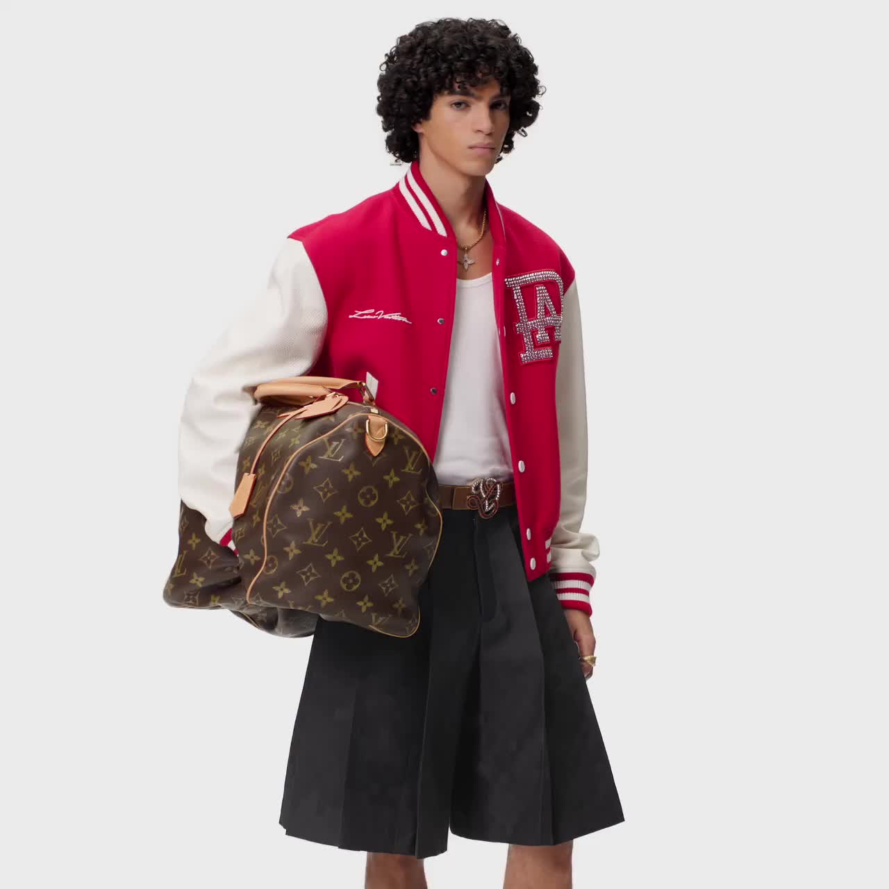 Mix Leather Varsity Blouson - Men - Ready-to-Wear | LOUIS VUITTON ®